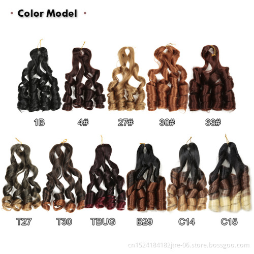 high grade synthetic bulk hair wavy braid extension for braiding curly,  new wet and wavy curly yaki synthetic braiding hair